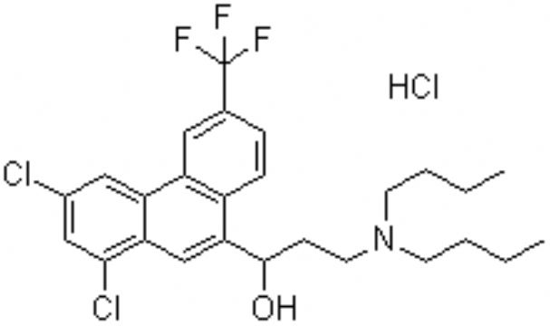 Halofantrine Hydrochloride Cas :36167-63-2